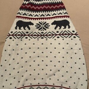 Lands’ End Fair Isle Wool Dog Sweater